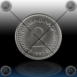 JUGOSLAVIJA 2 Dinarja 1992